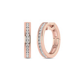 Photo of Idris 1/4 Carat T.W. Diamond Earring 14K Rose Gold [CE1578R]