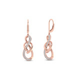 Photo of Edoxie 1/4 Carat T.W. Diamond Earring 10K Rose Gold [CE1579R]
