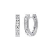 Photo of Yuma 1/5 CT. T.W. Diamond Earring 10K White Gold [CE1580W]