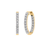 Photo of Ameen 1/5 Carat T.W. Diamond Earring 10K Yellow Gold [CE1581Y]