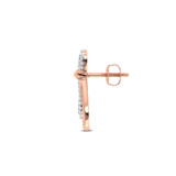 Photo of Aziz 1/7 CT. T.W. Diamond Earring 10K Rose Gold [CE1582R]