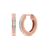 Photo of Jamal 1/8 CT. T.W. Diamond Earring 14K Rose Gold [CE1583R]