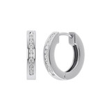 Photo of Jamal 1/8 Carat T.W. Diamond Earring 10K White Gold [CE1583W]