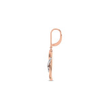 Photo of Rana 1/8 CT. T.W. Diamond Earring 10K Rose Gold [CE1584R]