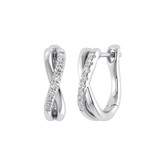 Photo of Sadiq 1/5 CT. T.W. Diamond Earring 14K White Gold [CE1585W]