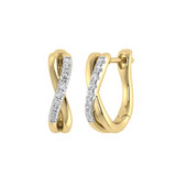 Photo of Sadiq 1/5 CT. T.W. Diamond Earring 10K Yellow Gold [CE1585Y]