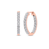 Photo of Adelphie 1/8 Carat T.W. Diamond Earring 10K Rose Gold [CE1587R]