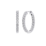 Photo of Adelphie 1/8 Carat T.W. Diamond Earring 14K White Gold [CE1587W]