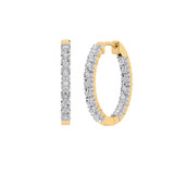 Photo of Adelphie 1/8 CT. T.W. Diamond Earring 14K Yellow Gold [CE1587Y]
