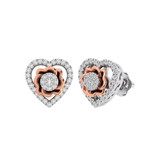 Photo of Zenobia 1/5 Carat T.W. Diamond Earring 14K White Gold [CE1589W]