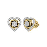 Photo of Zenobia 1/5 CT. T.W. Diamond Earring 14K Yellow Gold [CE1589Y]
