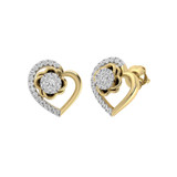 Photo of Meliza 1/5 Carat T.W. Diamond Earring 10K Yellow Gold [CE1591Y]