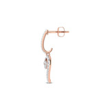 Photo of Jacenia 1/5 Carat T.W. Diamond Earring 10K Rose Gold [CE1592R]