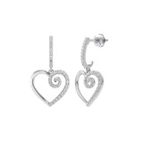 Photo of Jacenia 1/5 CT. T.W. Diamond Earring 10K White Gold [CE1592W]