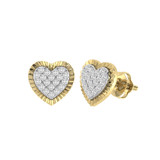 Photo of Julius 1/5 CT. T.W. Diamond Earring 14K Yellow Gold [CE1593Y]