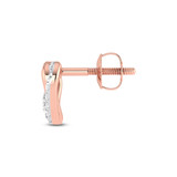 Photo of Acira 1/6 CT. T.W. Diamond Earring 10K Rose Gold [CE1596R]