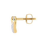 Photo of Acira 1/6 CT. T.W. Diamond Earring 10K Yellow Gold [CE1596Y]