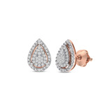 Photo of Adiya 1/8 Carat T.W. Diamond Earring 10K Rose Gold [CE1598R]