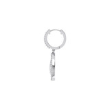 Photo of Akaisha 1/8 CT. T.W. Diamond Earring 10K White Gold [CE1599W]