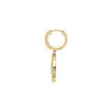 Photo of Akaisha 1/8 CT. T.W. Diamond Earring 14K Yellow Gold [CE1599Y]