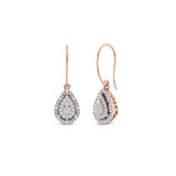 Photo of Balya 1/7 Carat T.W. Diamond Earring 14K Rose Gold [CE1600R]