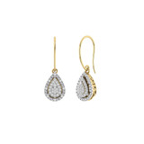 Photo of Balya 1/7 CT. T.W. Diamond Earring 14K Yellow Gold [CE1600Y]