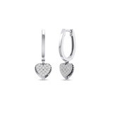 Photo of Faloni 1/5 Carat T.W. Diamond Earring 14K White Gold [CE1601W]