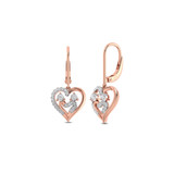 Photo of Elaine 1/5 Carat T.W. Diamond Earring 14K Rose Gold [CE1602R]