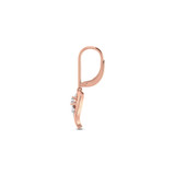 Photo of Elaine 1/5 Carat T.W. Diamond Earring 14K Rose Gold [CE1602R]