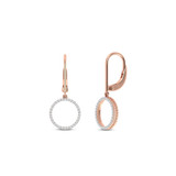Photo of Tiya 1/5 CT. T.W. Diamond Earring 14K Rose Gold [CE1604R]