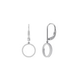 Photo of Tiya 1/5 Carat T.W. Diamond Earring 10K White Gold [CE1604W]