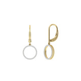 Photo of Tiya 1/5 CT. T.W. Diamond Earring 14K Yellow Gold [CE1604Y]