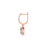 Photo of Tahir 3/8 Carat T.W. Diamond Earring 10K Rose Gold [CE1605R]