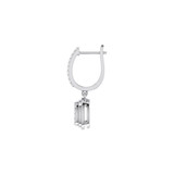 Photo of Tahir 3/8 CT. T.W. Diamond Earring 10K White Gold [CE1605W]