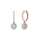 Photo of Sia 1/2 Carat T.W. Diamond Earring 10K Rose Gold [CE1606R]