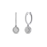 Photo of Sia 1/2 Carat T.W. Diamond Earring 14K White Gold [CE1606W]