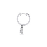 Photo of Sia 1/2 Carat T.W. Diamond Earring 14K White Gold [CE1606W]