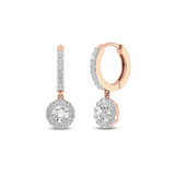 Photo of Rani 1 Carat T.W. Diamond Earring 14K Rose Gold [CE1608R]