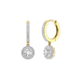 Photo of Rani 1 Carat T.W. Diamond Earring 14K Yellow Gold [CE1608Y]