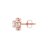 Photo of Mani 1 Carat T.W. Diamond Earring 14K Rose Gold [CE1610R]