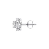 Photo of Mani 1 Carat T.W. Diamond Earring 10K White Gold [CE1610W]