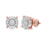 Photo of Kuna 1/5 Carat T.W. Diamond Earring 10K Rose Gold [CE1611R]