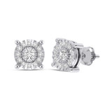 Photo of Kuna 1/5 CT. T.W. Diamond Earring 10K White Gold [CE1611W]