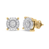 Photo of Kuna 1/5 Carat T.W. Diamond Earring 10K Yellow Gold [CE1611Y]