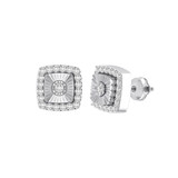 Photo of Harshi 1/3 Carat T.W. Diamond Earring 14K White Gold [CE1613W]