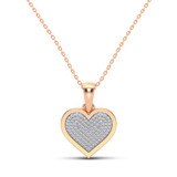 Photo of Dillon 1/5 CT. T.W. Pendant 14K Rose Gold [CP1218R]