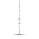 Photo of Dillon 1/5 CT. T.W. Pendant 10K White Gold [CP1218W]
