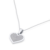 Photo of Dillon 1/5 Carat T.W. Pendant 14K White Gold [CP1218W]