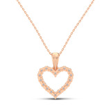 Photo of Cole 1/6 Carat T.W. Pendant 10K Rose Gold [CP1219R]