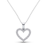 Photo of Cole 1/6 Carat T.W. Pendant 14K White Gold [CP1219W]